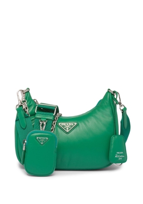 Prada Re-Edition 2005 padded leather shoulder bag - Green
