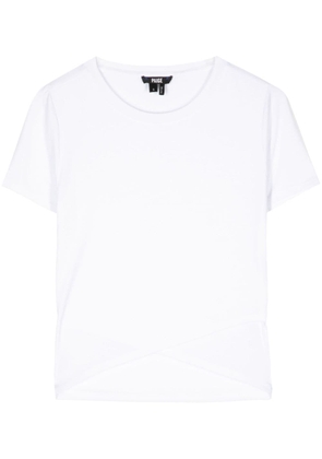 PAIGE Noemi crew-neck T-shirt - White