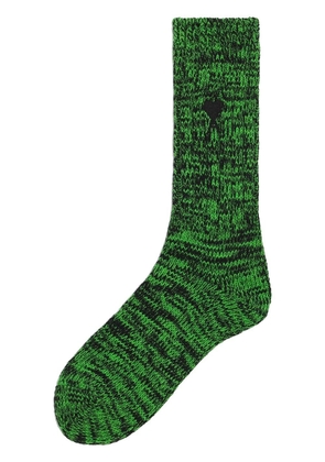 AMI Paris Ami de Coeur marl-knit socks - Green