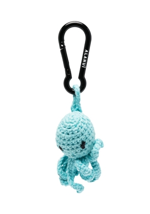 Alanui octopus crochet keychain - Blue