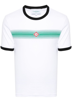 Casablanca Gradient Stripe T-shirt - White