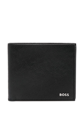 HUGO bi-fold leather wallet - Black