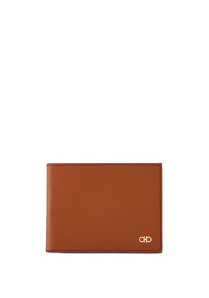 Ferragamo Gancini leather wallet - Brown
