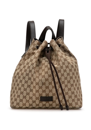 Gucci Pre-Owned 2000-2015 GG Canvas Drawstring backpack - Brown