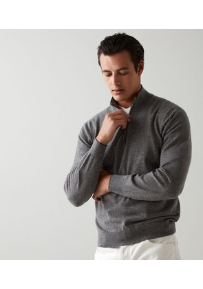 Brunello Cucinelli Cashmere Half-Zip Sweater