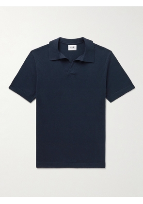 NN07 - Ryan 6311 Cotton and Linen-Blend Polo Shirt - Men - Blue - S