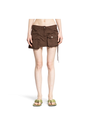 THE ATTICO WOMAN BROWN SKIRTS