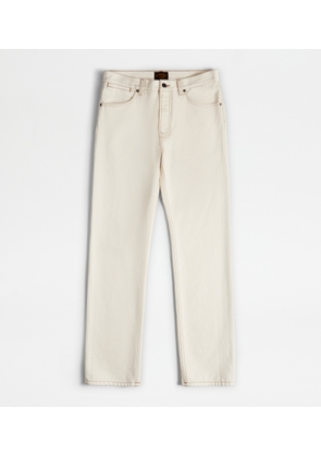 Tod's - 5 Pocket Trousers in Denim, BEIGE, L - Trousers