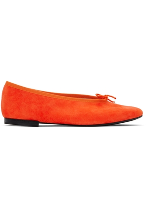 Repetto Orange Lilouh Ballerina Flats