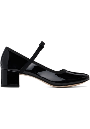 Repetto Black Guillemette Mary Jane Heels