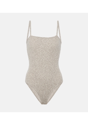 Magda Butrym Knitted linen and cotton bodysuit
