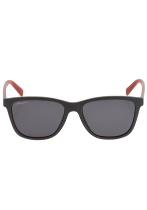 Salvatore Ferragamo Dark Grey Rectangular Mens Sunglasses SF998S 038 57