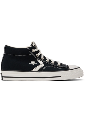 Converse Black Star Player 76 Mid Top Sneakers