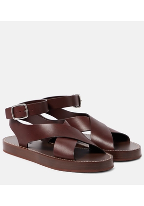 Loro Piana Sumie leather sandals