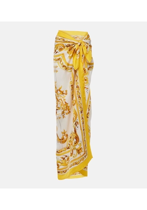Dolce&Gabbana Majolica silk scarf