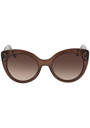 Salvatore Ferragamo Brown Gradient Butterfly Ladies Sunglasses SF964S 210 54