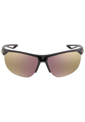 Nike Grey Super Pink Rectangular Mens Sunglasses EV1012 066 67