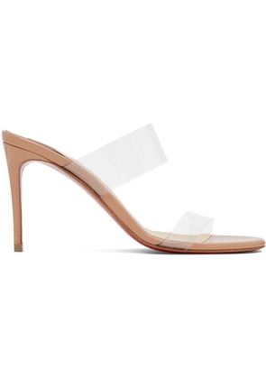 Christian Louboutin Beige Just Nothing 85 Sandals