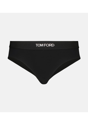 Tom Ford Logo stretch-jersey briefs