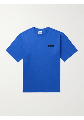 Y,IWO - Logo-Print Cotton-Jersey T-Shirt - Men - Blue - S