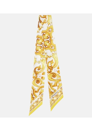 Dolce&Gabbana Majolica silk scarf