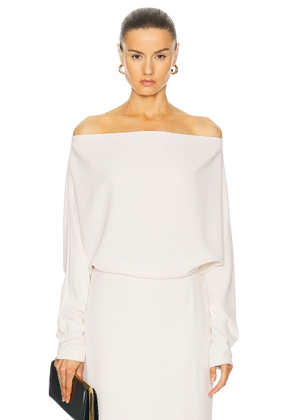 L'Academie by Marianna Katia Top in Ivory - Ivory. Size L (also in ).