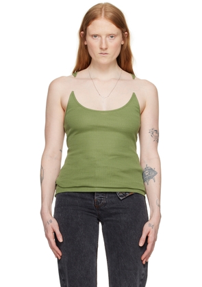 Y/Project SSENSE Exclusive Green Tank Top