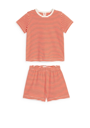 Short Jersey Pyjama Set - Orange