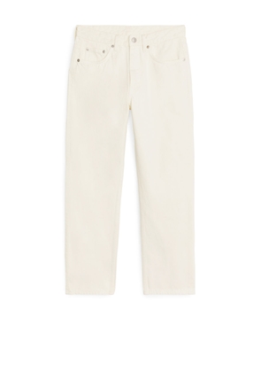 REGULAR Cropped Jeans - White