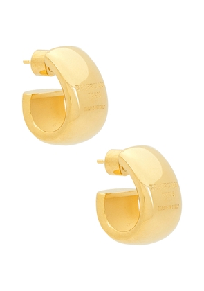 Balenciaga Plated Earring in Brass Gold - Metallic Gold. Size all.