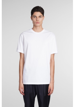 Giorgio Armani T-Shirt In White Cotton