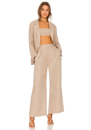 Free People Can't Get Enough Summer Suit Set in Cream. Size S.