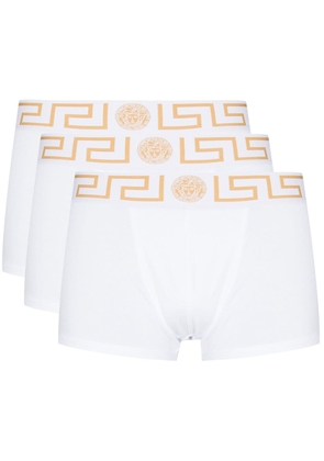 Versace Greca-border boxer briefs - White