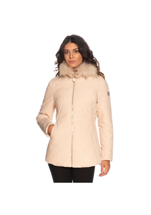 Yes Zee Chic High-Collar Hooded Women's Jacket with Fur - XL