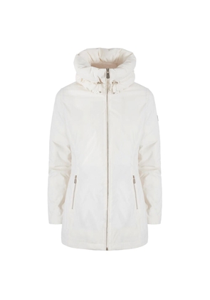 Yes Zee Chic White High Collar Down Jacket - S