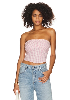 Free People Leilani Tube Top in Pink. Size XL.