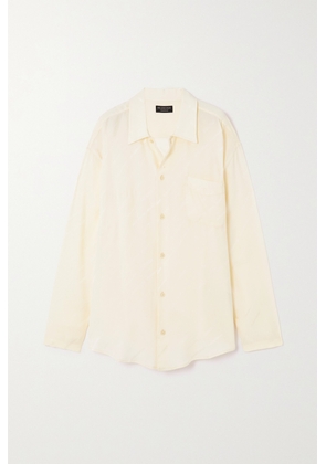 Balenciaga - Silk-jacquard Shirt - Cream - FR34,FR36,FR38,FR40,FR42