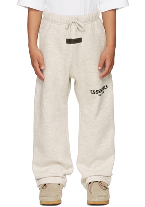Fear of God ESSENTIALS Kids Off-White Logo Lounge Pants