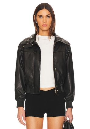 ALLSAINTS Etta Jacket in Black. Size 0, 2, 6, 8.