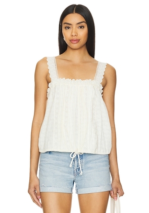 Free People Because Of You Tank in Ivory. Size M, S, XL, XS.