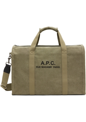 A.P.C. Khaki Recuperation Gym Bag