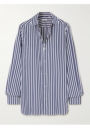 Sebline - Striped Cotton-poplin Shirt - Blue - x small,small,medium,large,x large