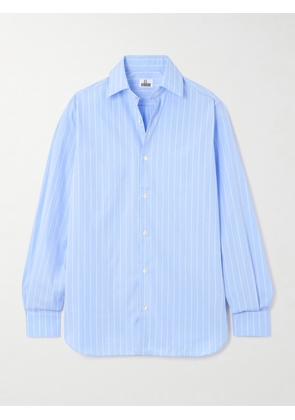 Sebline - Striped Cotton-poplin Shirt - Blue - x small,small,medium,large,x large