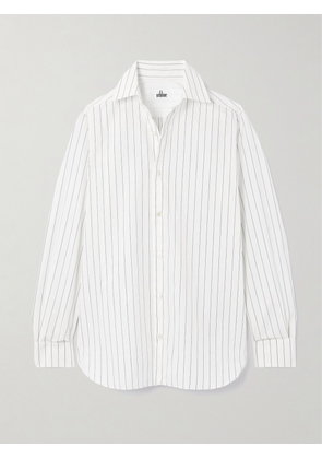 Sebline - Striped Cotton-poplin Shirt - Ecru - x small,small,medium,large,x large