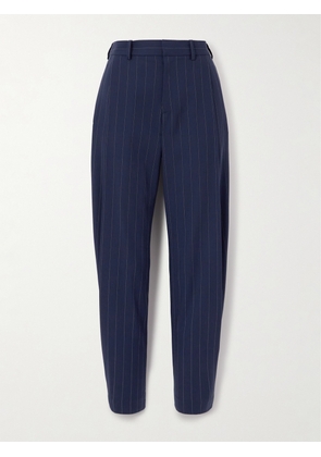 Ralph Lauren Collection - Cassidy Striped Wool-twill Pants - Blue - US0,US2,US4,US6,US8,US10,US12,US14,US16