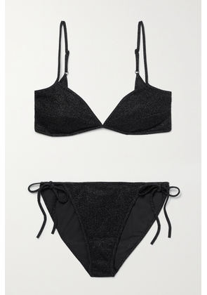 Balenciaga - Metallic Stretch Bikini - Black - S,M,L