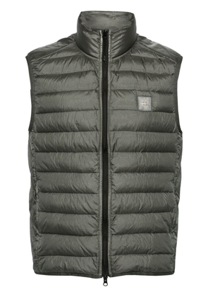 Stone Island Compass-patch quilted gilet - Green