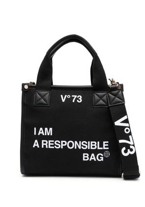 V°73 Responsability tote bag - Black
