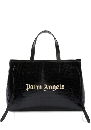 Palm Angels 24/7 leather tote bag - Black