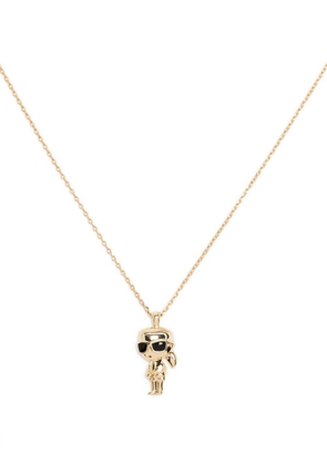 Karl Lagerfeld K/Ikonik Karl charm necklace - Gold